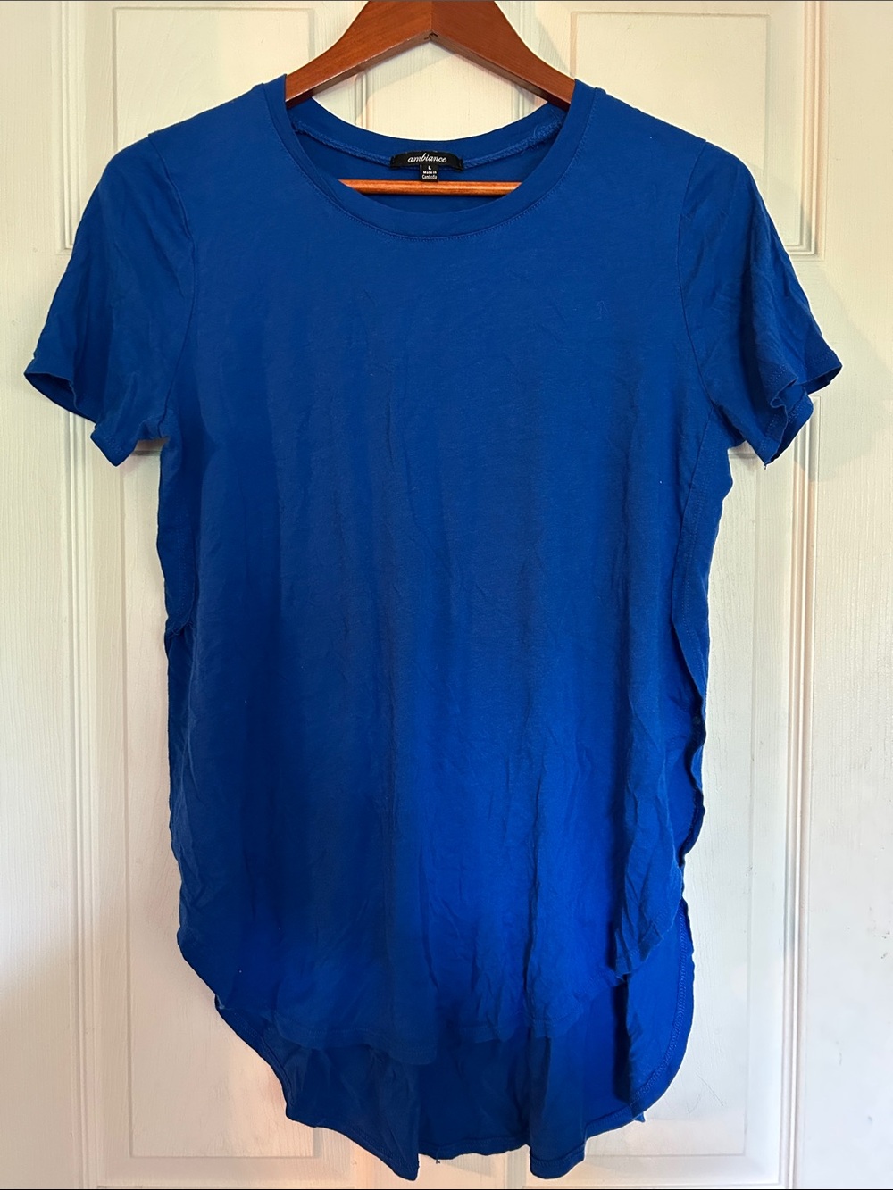 Ambiance Short Sleeve Crewneck Tee - Royal Blue
